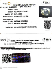 3.83/CT Natural Pitambari Stone with Govt Lab Certificate  (45510)